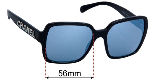 Chanel 5408 56mm Replacement Lenses by Sunglass Fix™